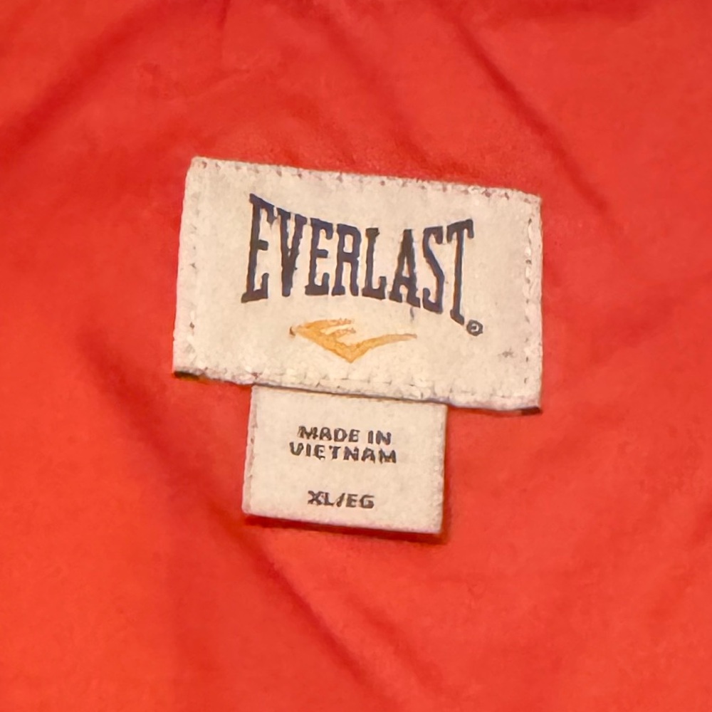 Everlast Women's Sz XL Orange Puffer Runners Jacket w/ thumb holes, reflective - Picture 2 of 12